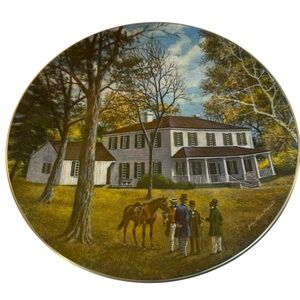 Crawfordsville Georgia Gorham Collector Plate Liberty Hall Southern Landmark